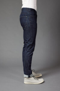 Klassische 5-Pocket-Jeans aus Biobaumwolle indigo
